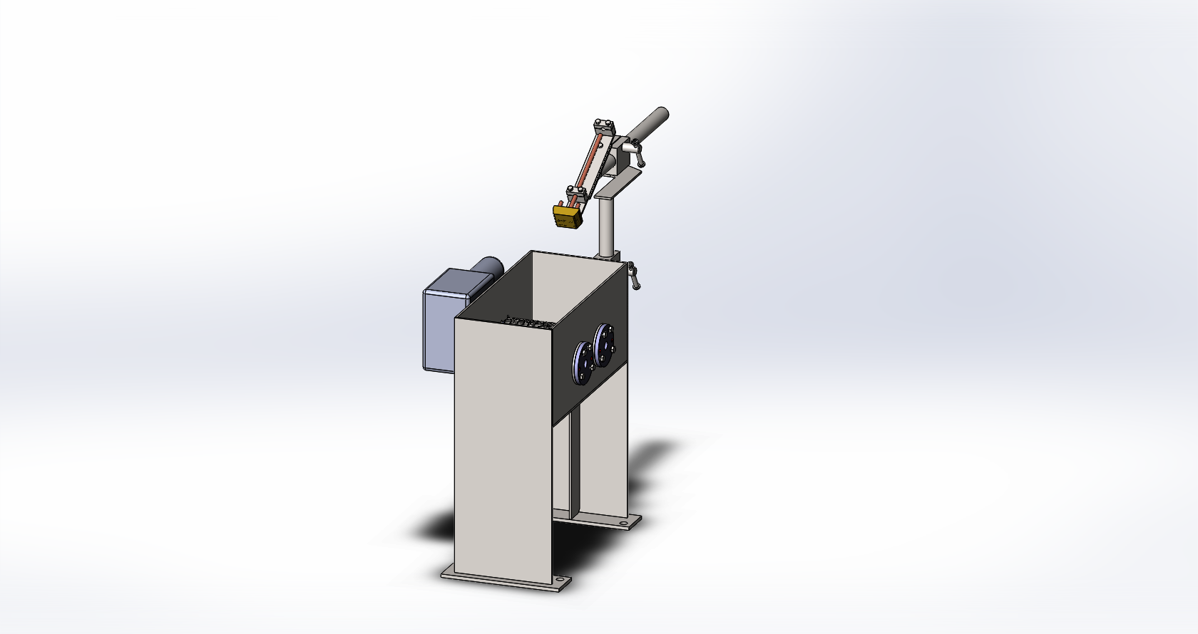 3D модель Установка газовой закалки