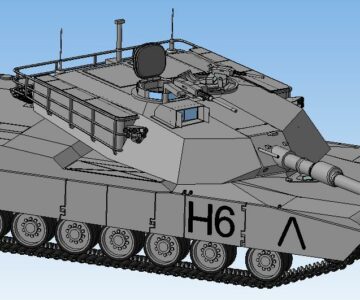 3D модель Танк M1 Abrams 3D Модель