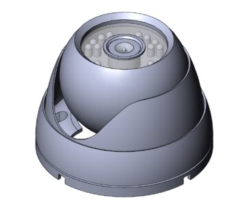 3D модель Купольная камера AHD 960P