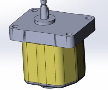 3D модель Насос шестеренчатый Marzocchi 1PD2KA