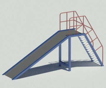 3D модель Горка детская высота 3500 мм