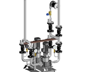 3D модель Блок насосов заполнения теплового пункта