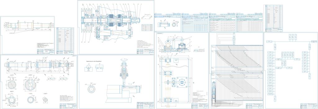 Чертеж Разработка технологического процесса изготовления детали "Вал коробки скоростей"