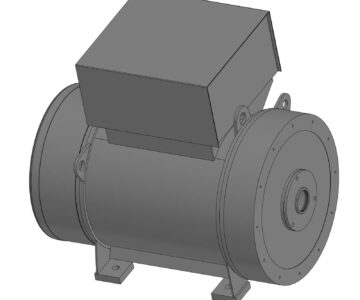 3D модель 3д модель генератора БГ-100М-4У2