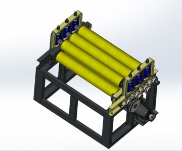 3D модель Листоправильная машина для листов толщиной 1-3мм