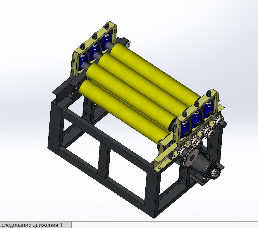 3D модель Листоправильная машина для листов толщиной 1-3мм