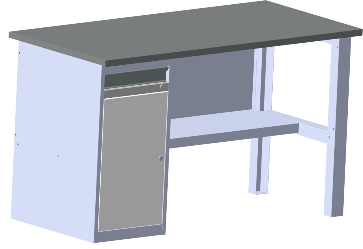 3D модель Верстак с тумбой ВМТ 115 Т0