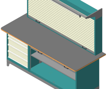 3D модель Верстак с тумбой ВМТ Certus от фирмы Mettechno