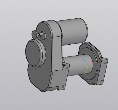 3D модель 3D модель лебедки