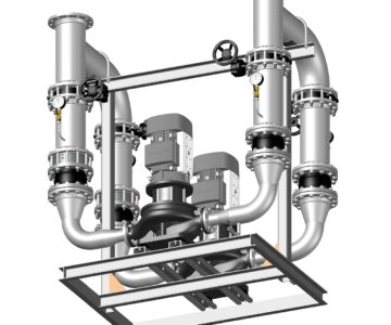 3D модель Блок циркуляционных насосов ОВ