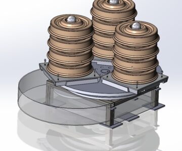 3D модель Тактовый стол трёхпозиционный