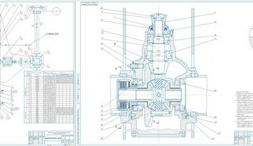 Чертеж Модернизация межколесного дифференциала трактора класса 2