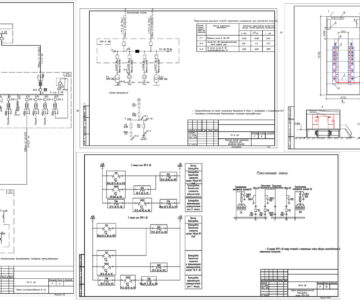 Чертеж РУ-6кВ электрическая часть