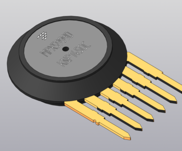 3D модель Датчик давления MPX5999D