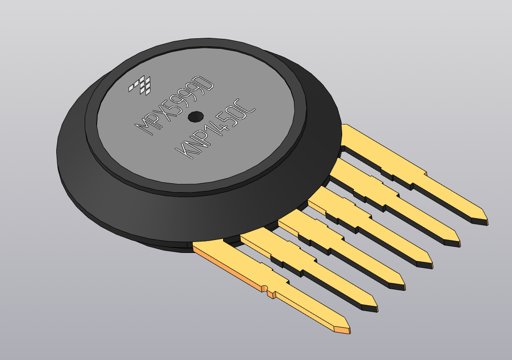 3D модель Датчик давления MPX5999D
