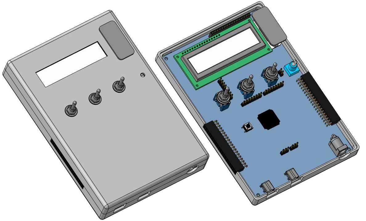 3D модель Микроконтроллерный блок управления на базе PSoC CYPRESS