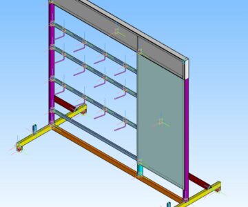 3D модель Такелажный стенд (габариты 2000х1000х1900)