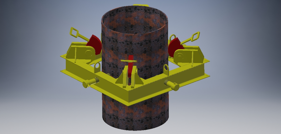 3D модель Захват обсадных труб (ф=620)