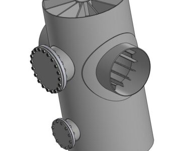 3D модель Грязевик вертикальный 700-1,6