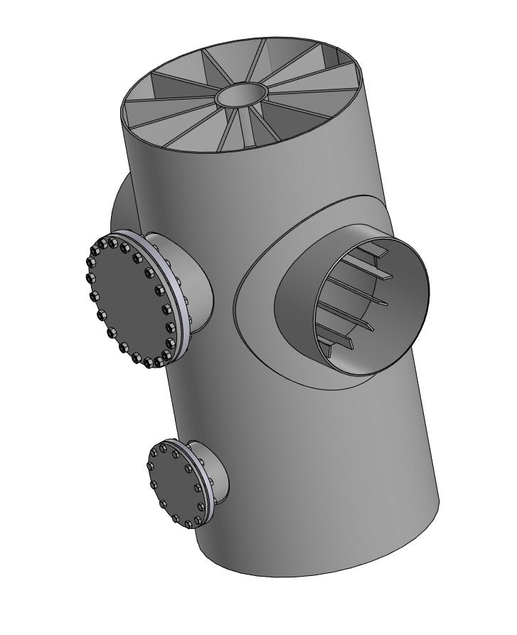 3D модель Грязевик вертикальный 700-1,6