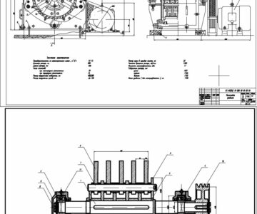 Чертеж Молотковая дробилка 6x4 12-15м^3/ч