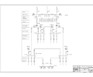 Чертеж Главная электрическая схема подстанции медеплавильного завода