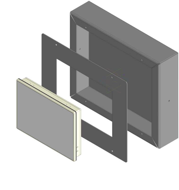 3D модель Корпус для панели HMI