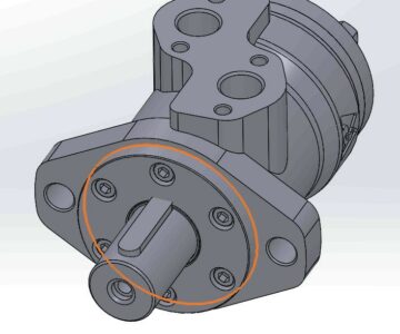 3D модель Гидромотор MP32CD M+S Hydraulic