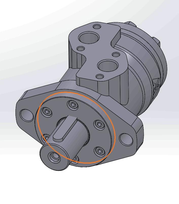 3D модель Гидромотор MP32CD M+S Hydraulic