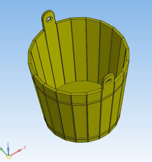 3D модель Ведро для бани