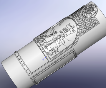 3D модель 3D модель бутылок