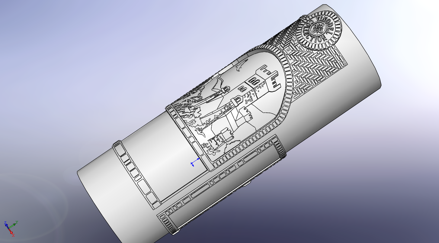 3D модель 3D модель бутылок