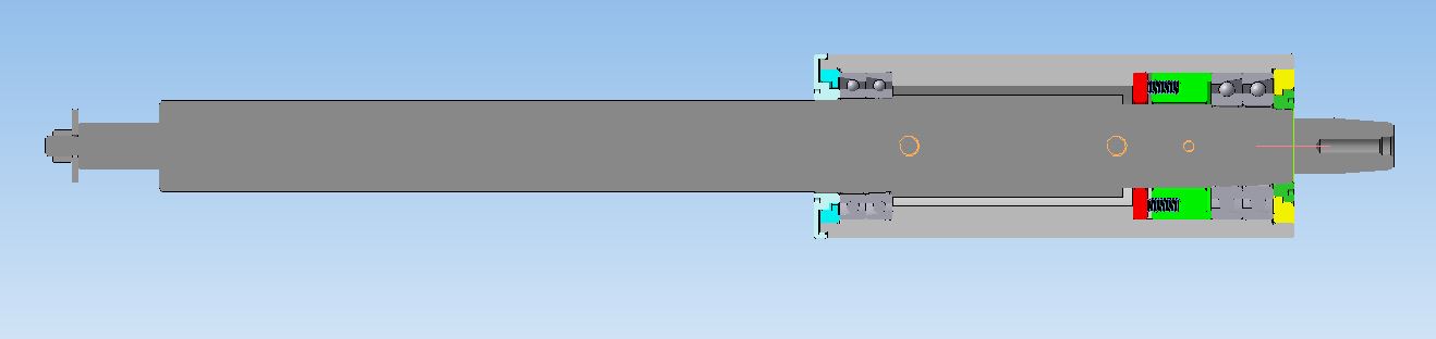 3D модель 3D модель шпинделя станка 3К228В с глубиной обработки до 400мм