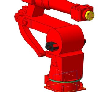 3D модель 3D модель робота Motoman SK45