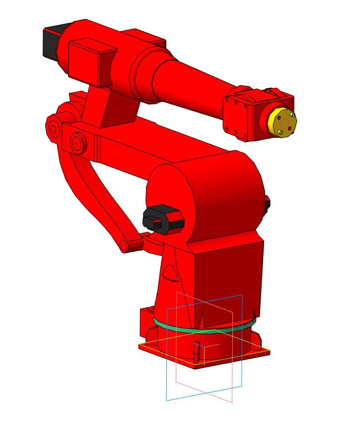 3D модель 3D модель робота Motoman SK45