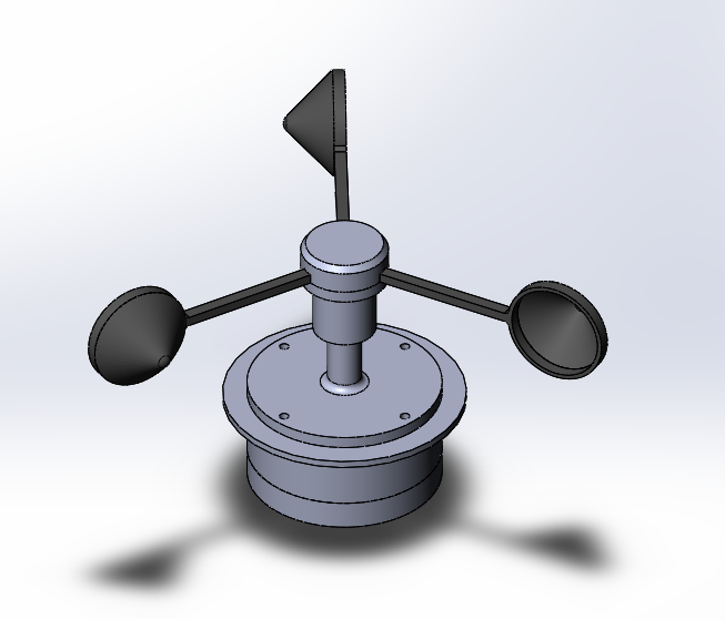 3D модель Анемометр