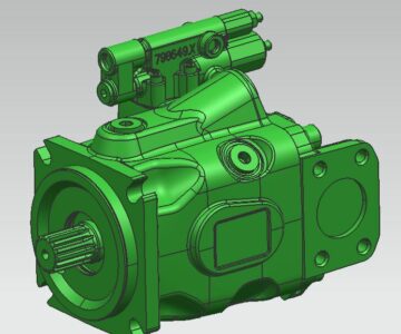 3D модель Насос аксиально-поршневой A10VNO 85 фирмы Bosch Rexroth