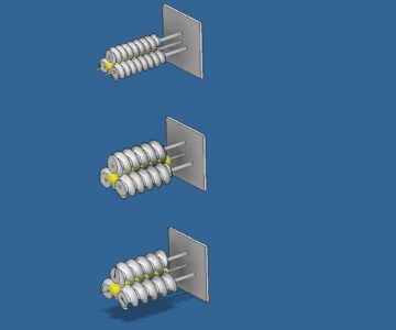 3D модель Шнеки для формирования шариков.