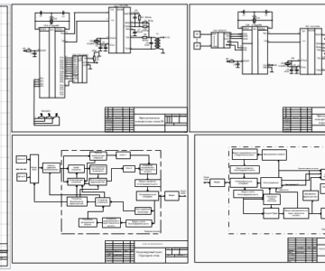 Чертеж Курсовой по телемеханике "Проектирование цифровых систем телеизмерения по алгоритму опроса датчиков - адаптивная коммутация"