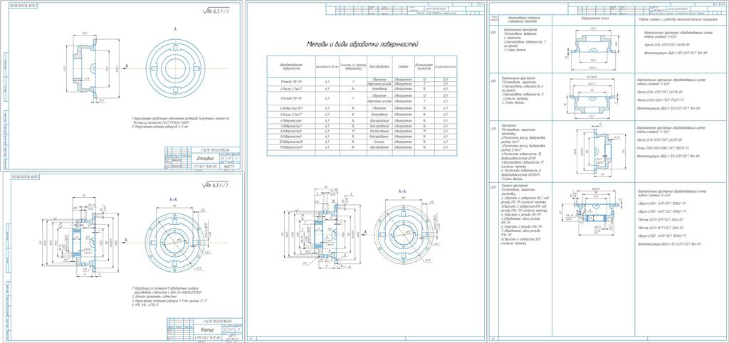Чертеж Разработка технологического процесса изготовления детали «Корпус», входящий в дифференциал