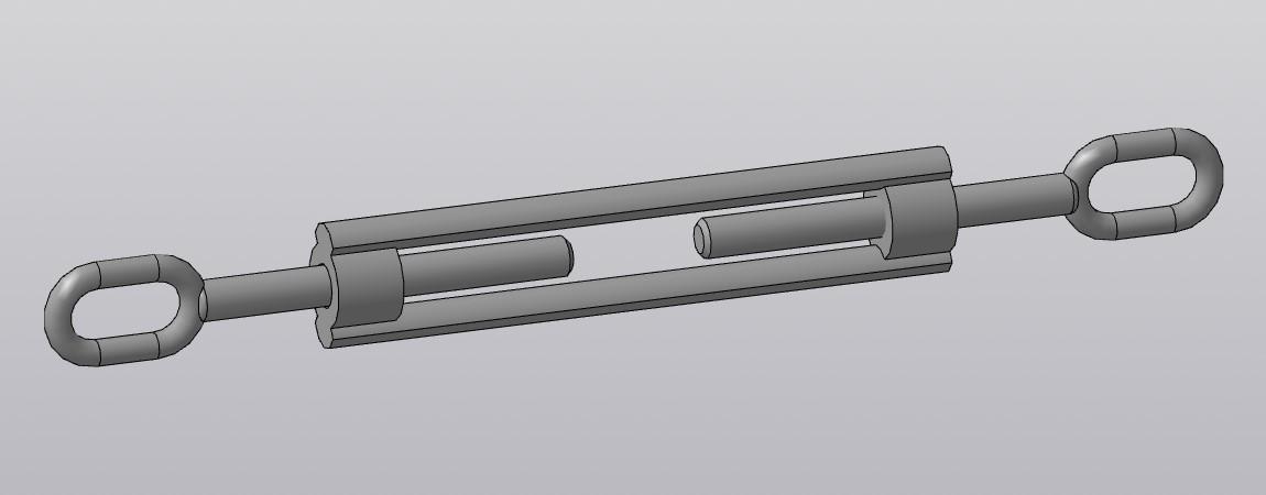 3D модель Талреп DIN 1480-SP-RR-M12-A2