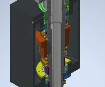 3D модель Шпиндельный узел немецкого токарного станка WHP 500