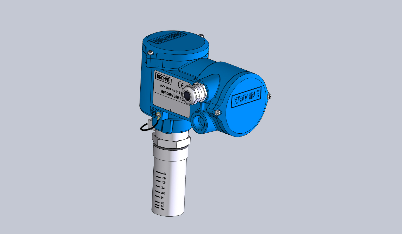 3D модель Реле протока KROHNE DWM 2000