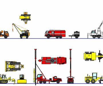 Чертеж Объекты для добавления в ПОР/ППР - дорожные машины (автогудронатор, тракторы, погрузкичи, автобетононасос)