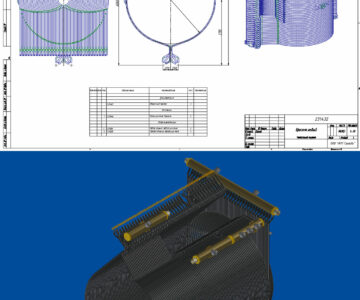 3D модель Крышка циклона котла БКЗ-220-10ГЦ