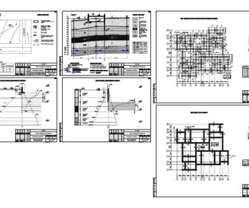 Чертеж Вариантное проектирование оснований и фундаментов жилого многоквартирного семиэтажного дома