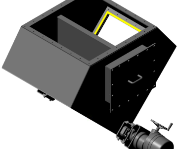 3D модель Клапан перекидной 800x800 с приводом от фирмы CENTORK