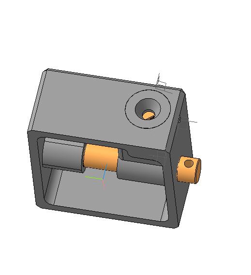 3D модель Замок навесной с финским механизмом