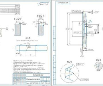 Чертеж Проектирование режущего инструмента (долбяк и протяжка)