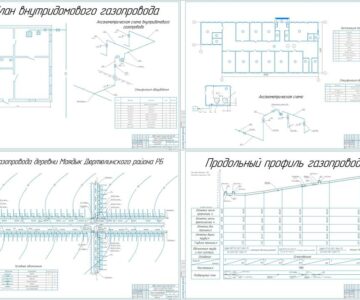 Чертеж Газификация деревни Маядык Республики Башкортостан